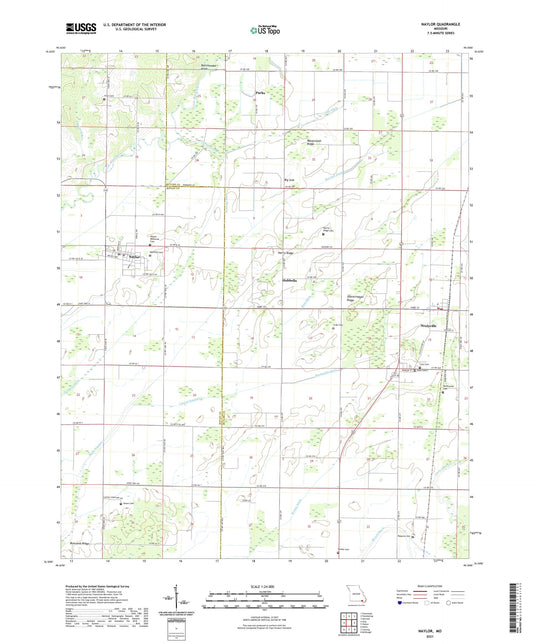 Naylor Missouri US Topo Map Image