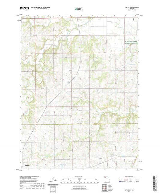 Nettleton Missouri US Topo Map Image