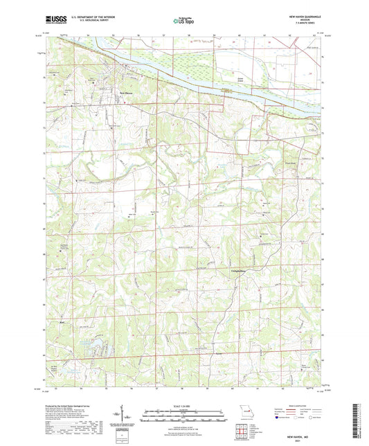 New Haven Missouri US Topo Map Image