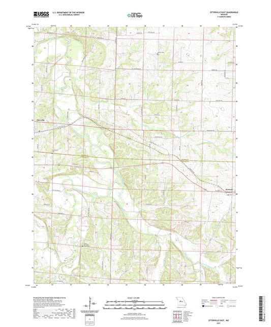 Otterville East Missouri US Topo Map Image