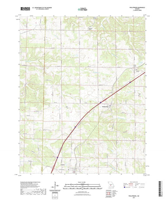 Phillipsburg Missouri US Topo Map Image