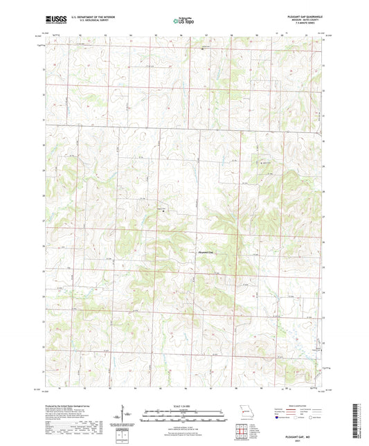 Pleasant Gap Missouri US Topo Map Image