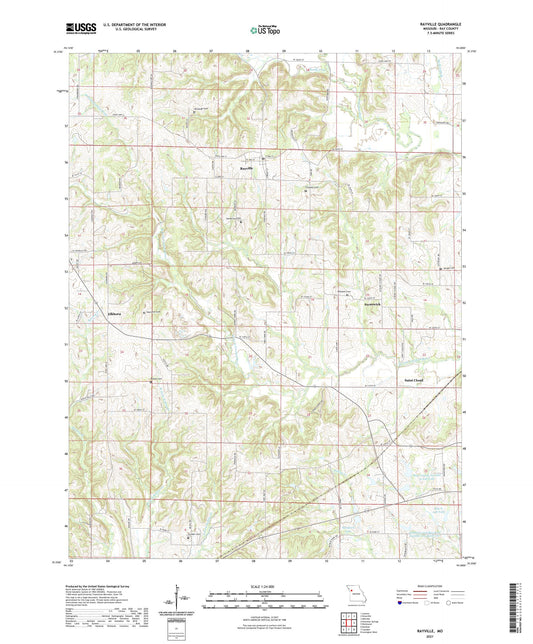 Rayville Missouri US Topo Map Image