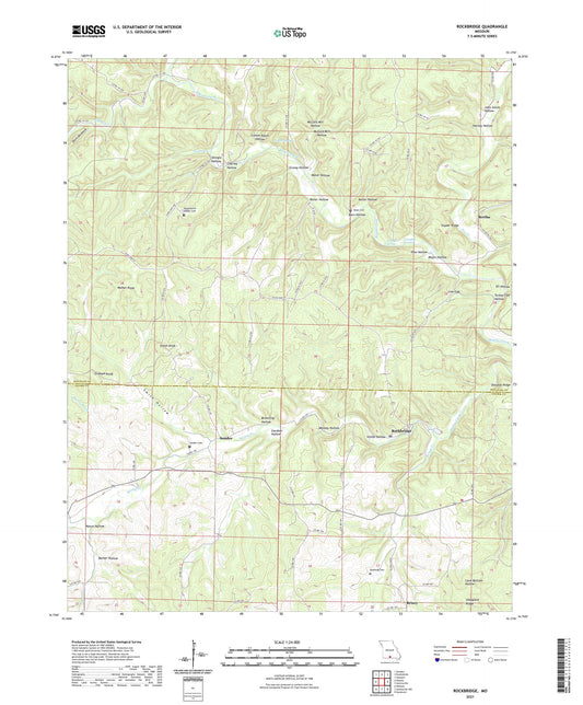 Rockbridge Missouri US Topo Map Image