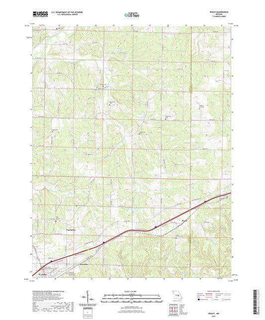 Rosati Missouri US Topo Map Image