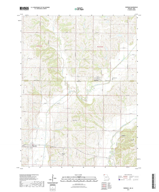 Sheridan Missouri US Topo Map Image