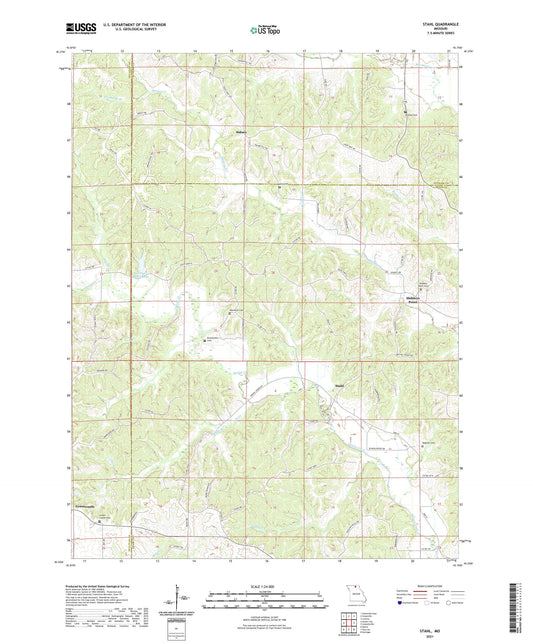 Stahl Missouri US Topo Map Image