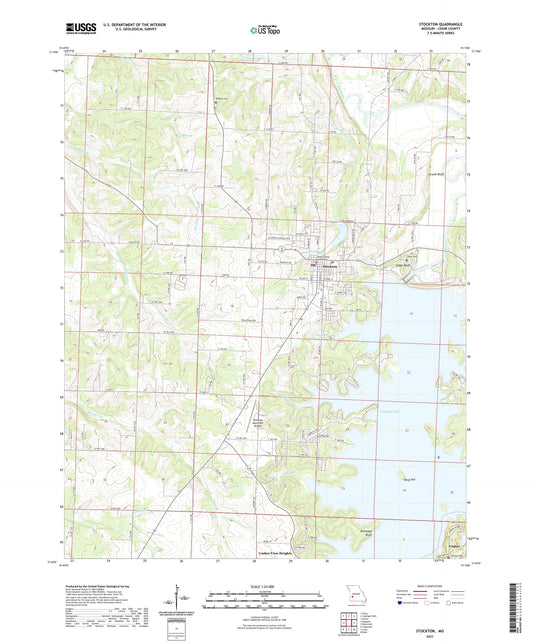 Stockton Missouri US Topo Map Image