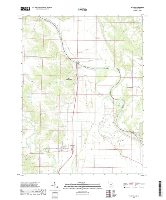 Wayland Missouri US Topo Map Image