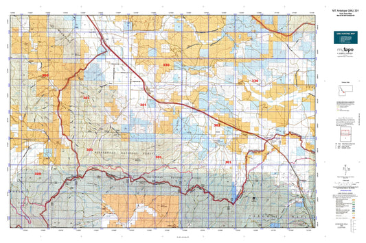 Montana Antelope GMU 301 Map Image