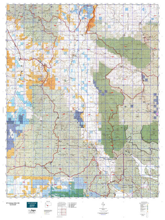 Montana Antelope GMU 360 Map Image