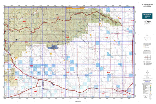 Montana Antelope GMU 500 Map Image
