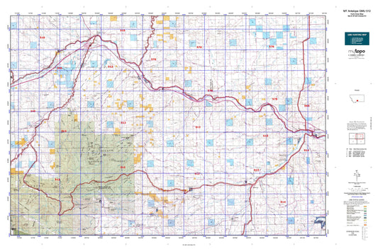 Montana Antelope GMU 512 Map Image
