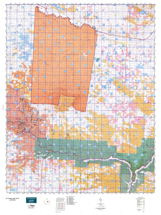 Montana Antelope GMU 620 W Map Image