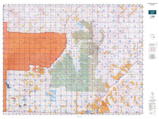 Montana Antelope GMU 704 SW Map Image