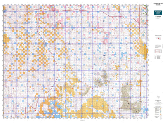 Montana Antelope GMU 705 N Map Image
