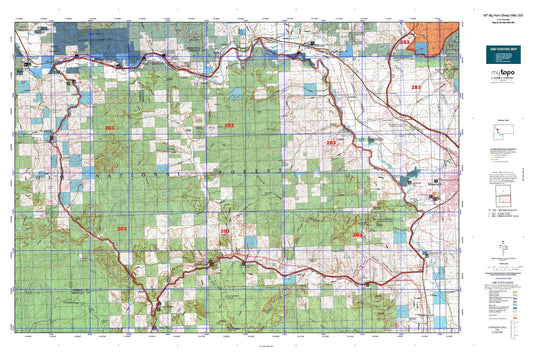 Montana Big Horn Sheep GMU 203 Map Image
