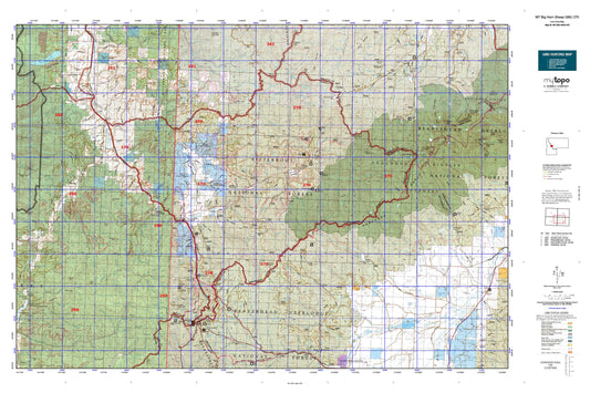 Montana Big Horn Sheep GMU 270 Map Image