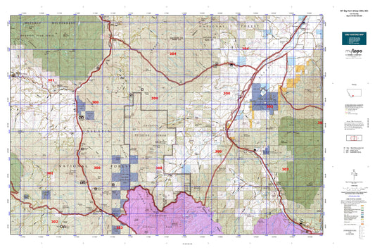 Montana Big Horn Sheep GMU 300 Map Image