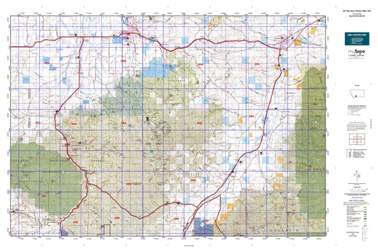 Montana Big Horn Sheep GMU 304 Map Image