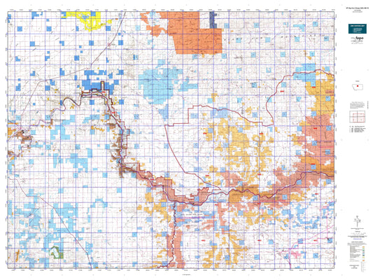 Montana Big Horn Sheep GMU 680 W Map Image