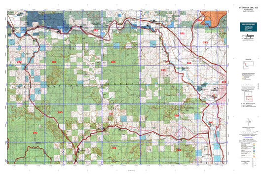 Montana Deer/Elk GMU 203 Map Image