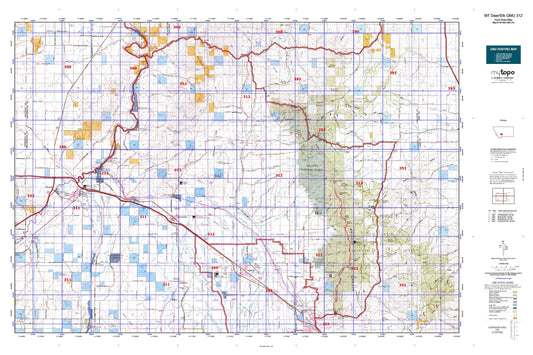 Montana Deer/Elk GMU 312 Map Image