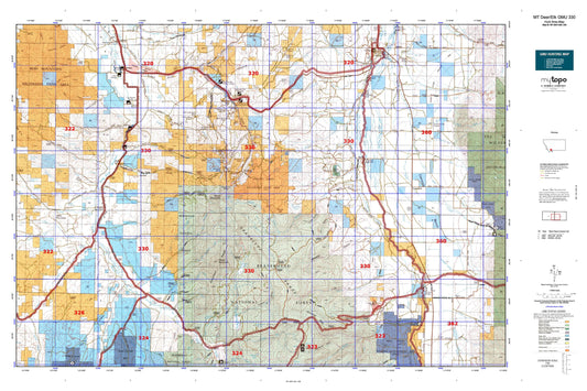 Montana Deer/Elk GMU 330 Map Image