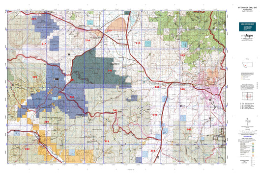 Montana Deer/Elk GMU 341 Map Image