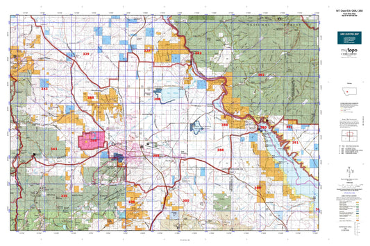 Montana Deer/Elk GMU 388 Map Image