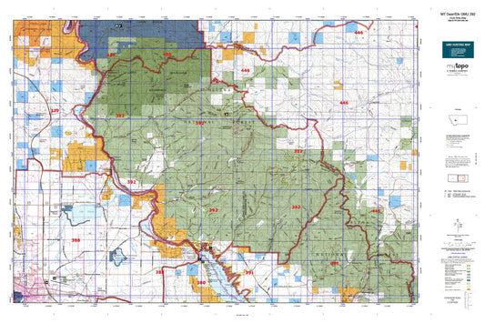 Montana Deer/Elk GMU 392 Map Image