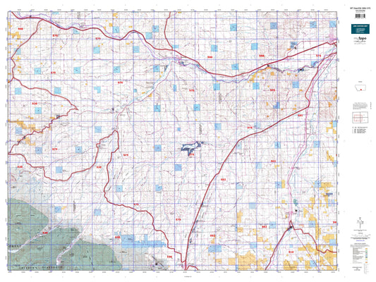 Montana Deer/Elk GMU 575 Map Image