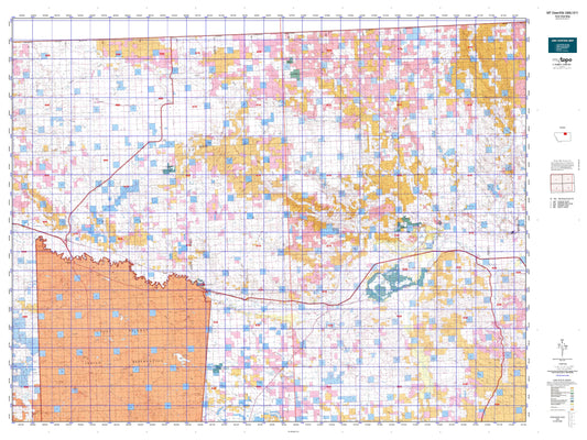 Montana Deer/Elk GMU 611 Map Image
