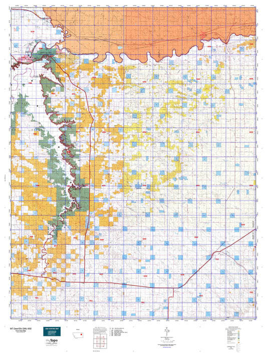 Montana Deer/Elk GMU 650 Map Image
