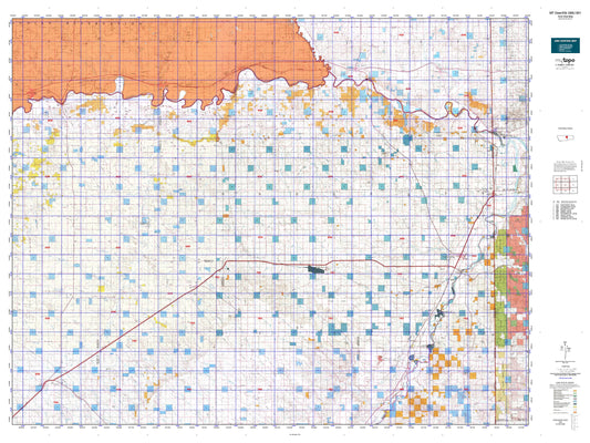 Montana Deer/Elk GMU 651 Map Image
