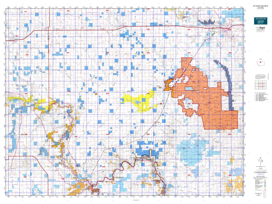 Montana Deer/Elk GMU 690 W Map Image