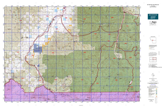 Montana Mountain Goat GMU 323 Map Image