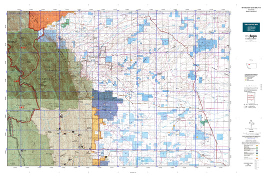 Montana Mountain Goat GMU 414 Map Image
