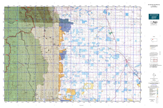 Montana Mountain Goat GMU 442 Map Image