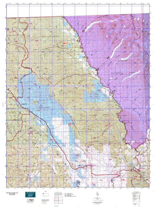 Montana Moose GMU 110 Map Image