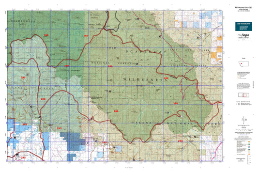 Montana Moose GMU 280 Map Image