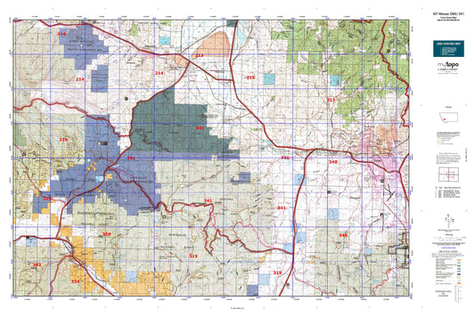 Montana Moose GMU 341 Map Image