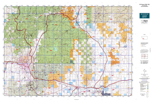 Montana Moose GMU 350 Map Image