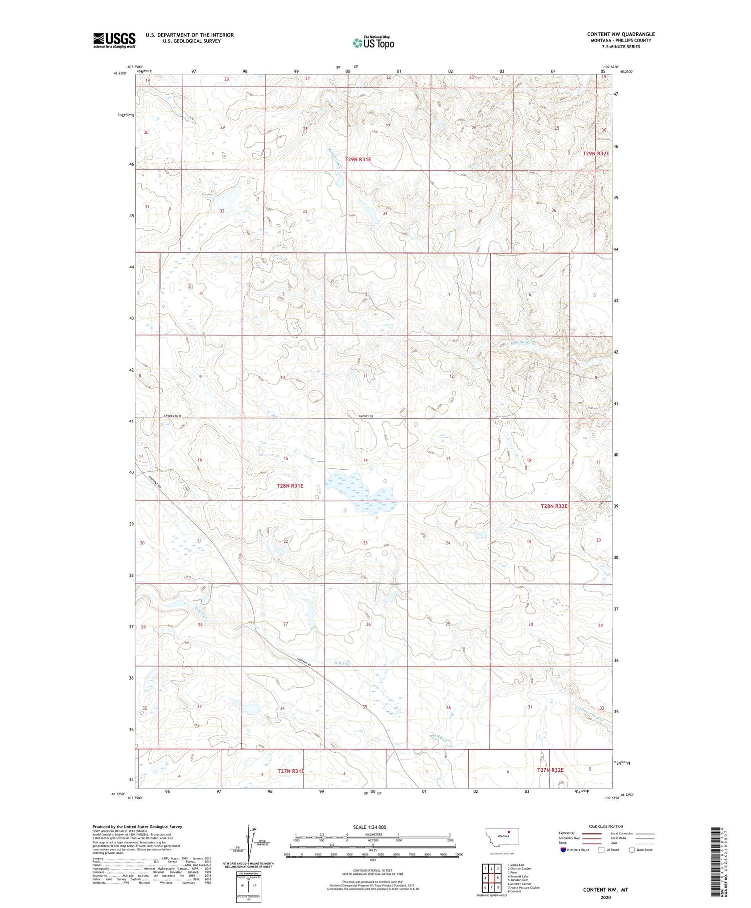 Content NW Montana US Topo Map Image