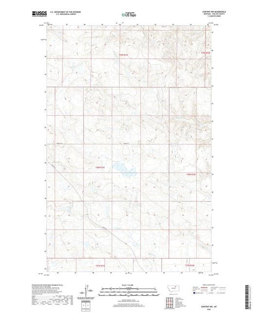 Content NW Montana US Topo Map Image