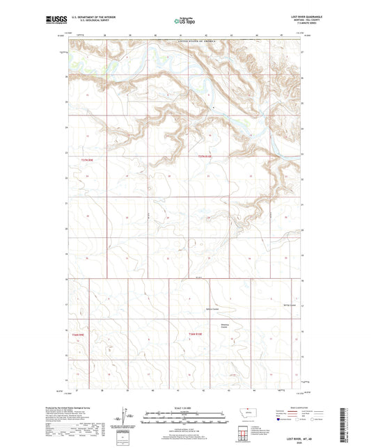 Lost River Montana US Topo Map Image