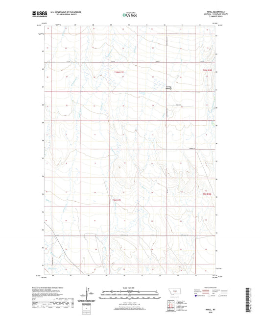 Nihill Montana US Topo Map Image