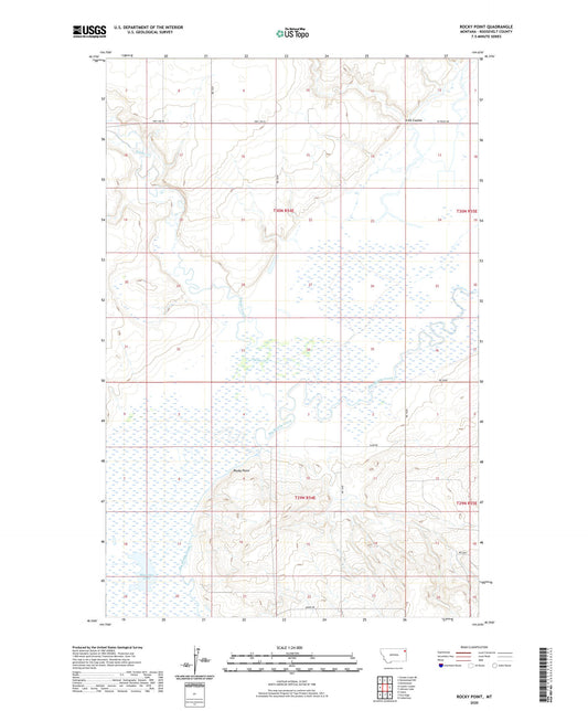 Rocky Point Montana US Topo Map Image