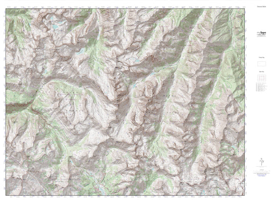 Maroon Bells MyTopo Explorer Series Map Image
