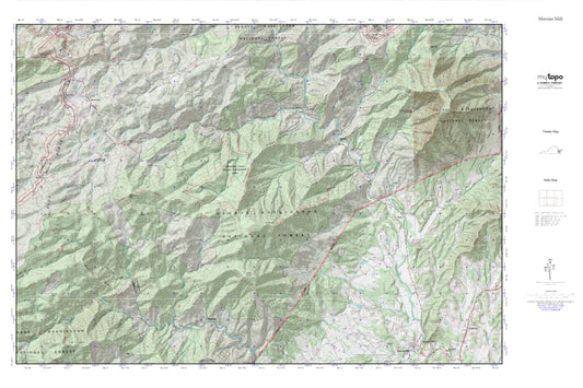 Massies Mill MyTopo Explorer Series Map Image